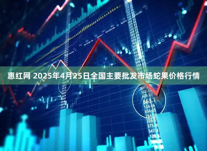 惠红网 2025年4月25日全国主要批发市场蛇果价格行情
